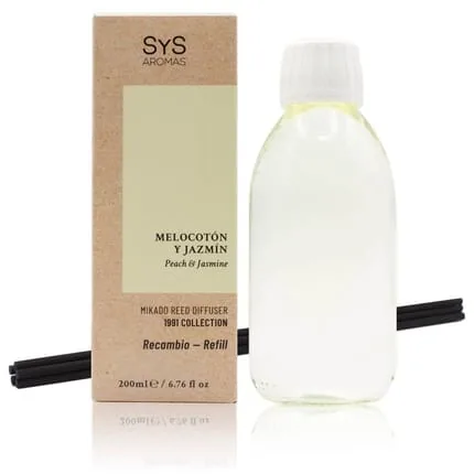 Laboratorio SyS Peach & Jasmine Mikado Refill with Sticks 200ml