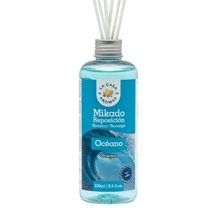 Mikado Reposition Fragrance Oil Refill Ocean 250ml - Refresh Your Space With This Ocean-Scented Oil