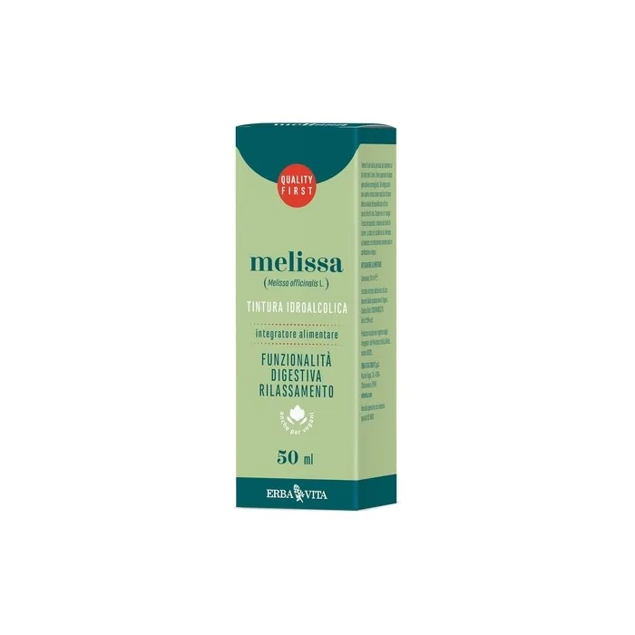 Erba Vita Hydroalcoholic Tincture of Melissa Leaves 50ml