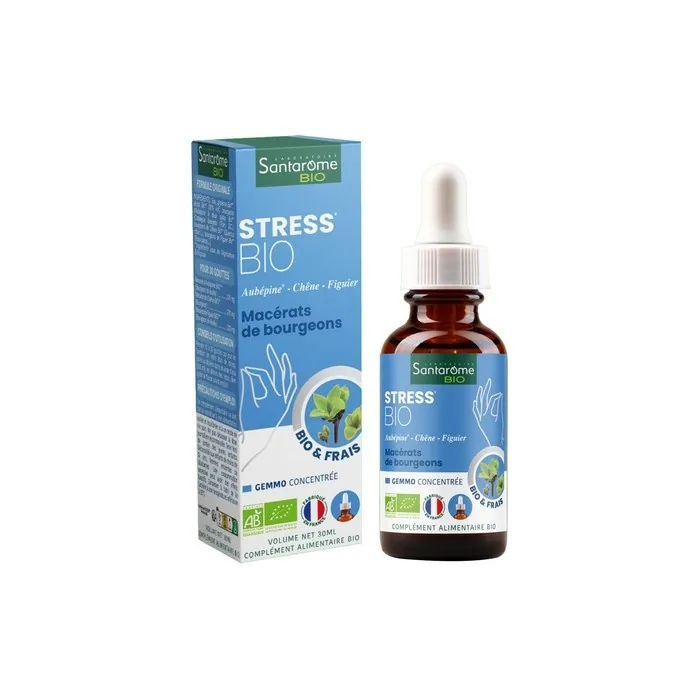 Santarome Bio Organic Stress Bud Macerate Anti-Stress Food Supplement