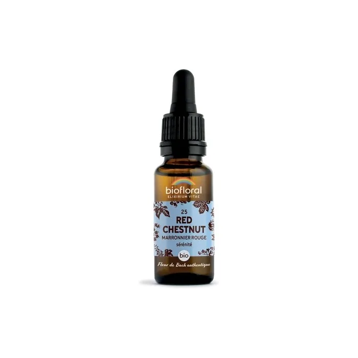 Organic Bach Flowers No. 25 Red Chestnut 20ml