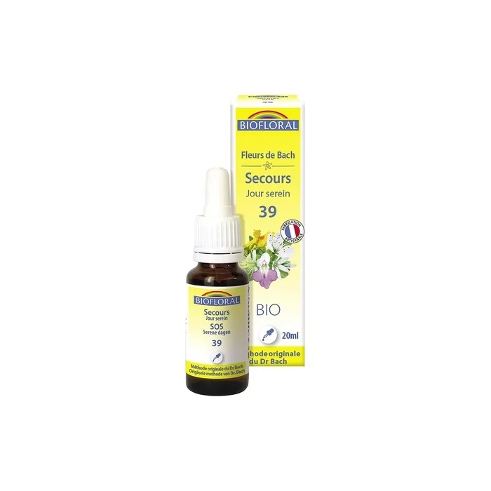 Biofloral Bach Flowers Organic Complex Rescue n°39 20ml