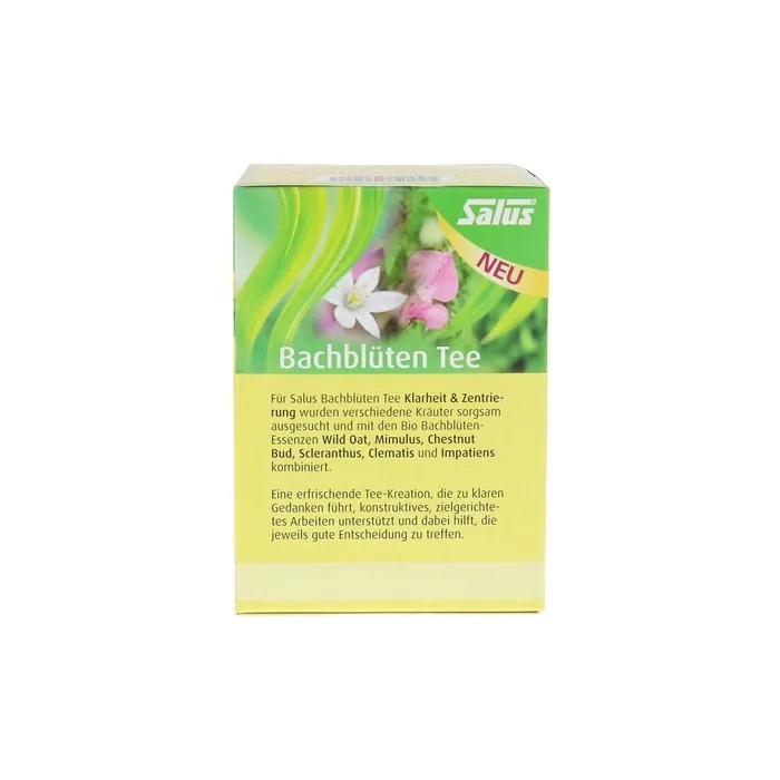 Salus Organic Bach Flower Tea for Clarity and Centering 15 Tea Bags