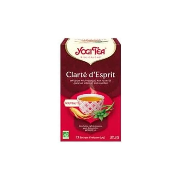 Yogi Tea Clarity of Mind Organic Herbal Tea 17 Sachets