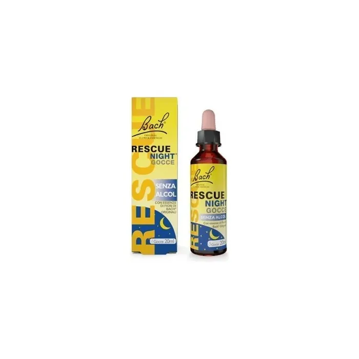 Schwabe Pharma Italia Rescue Night Original Bach Flower Drops 20 Ml Alcoholfree