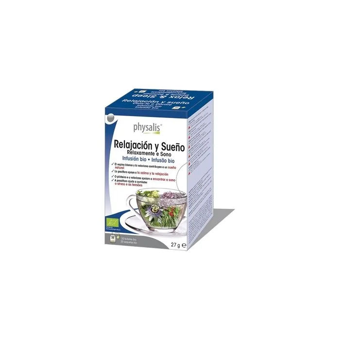 Physalis Relaxation And Sleep Organic Infusion 20 Filters