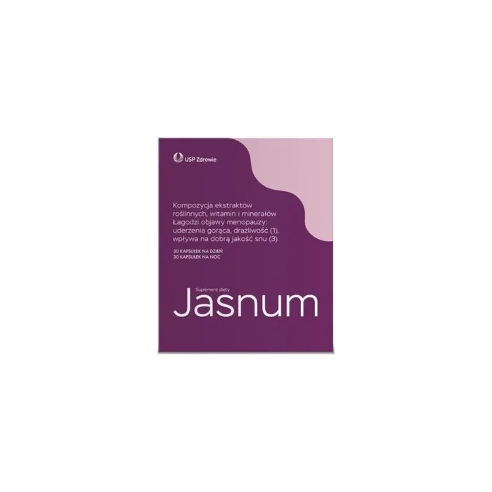 Jasnum Menopause Support Day & Night 30 Capsules for Stress and Hot Flashes