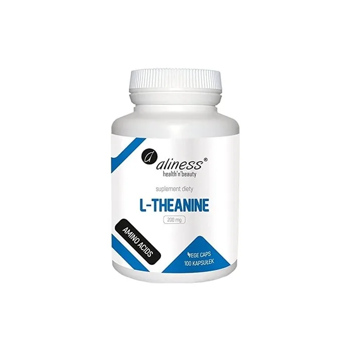 L-Theanine 200mg 100 Veggie Capsules - Aliness