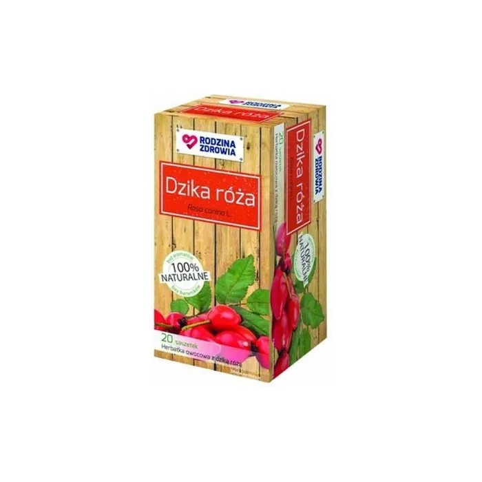 Herbal Wellness Organic Wild Rose Tea 20 Sachets For Natural Healing And Relaxation