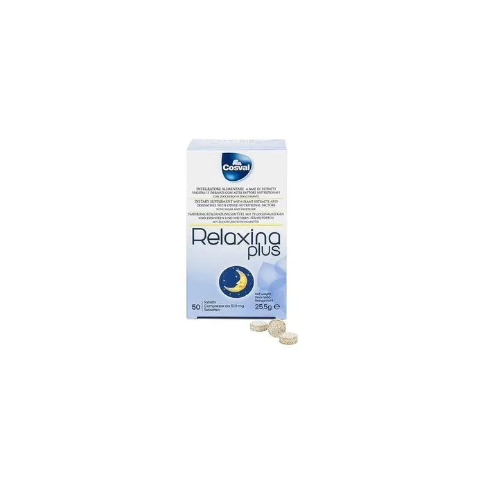 Cosval Relaxina Plus Dietary Supplement For Sleep And Relaxation 50 Tablets
