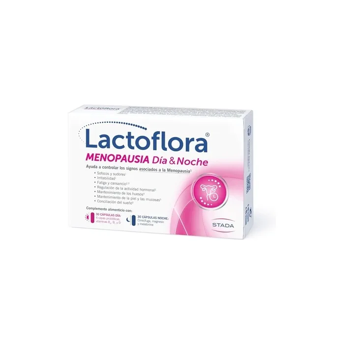 Lactoflora Menopause Day and Night Hot Flash and Sleep Control Formula