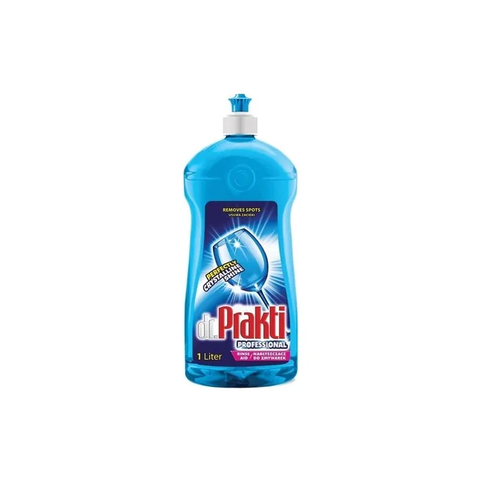 Dr. Prakti Dishwasher Rinse Aid Liquid - Adds Shine to Dishes, Leaves No Marks