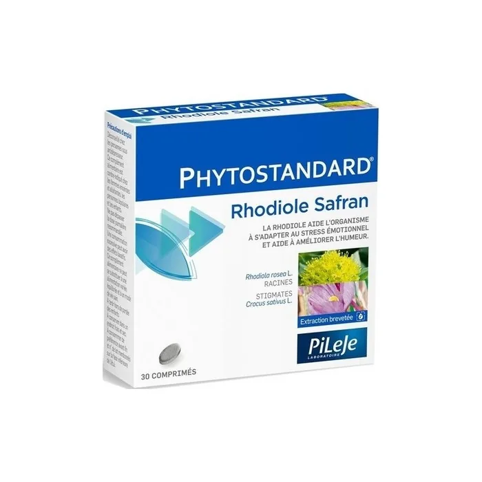 Pileje Phytostandard Rhodiola And Saffron Emotional Stress Control 30 Tabs