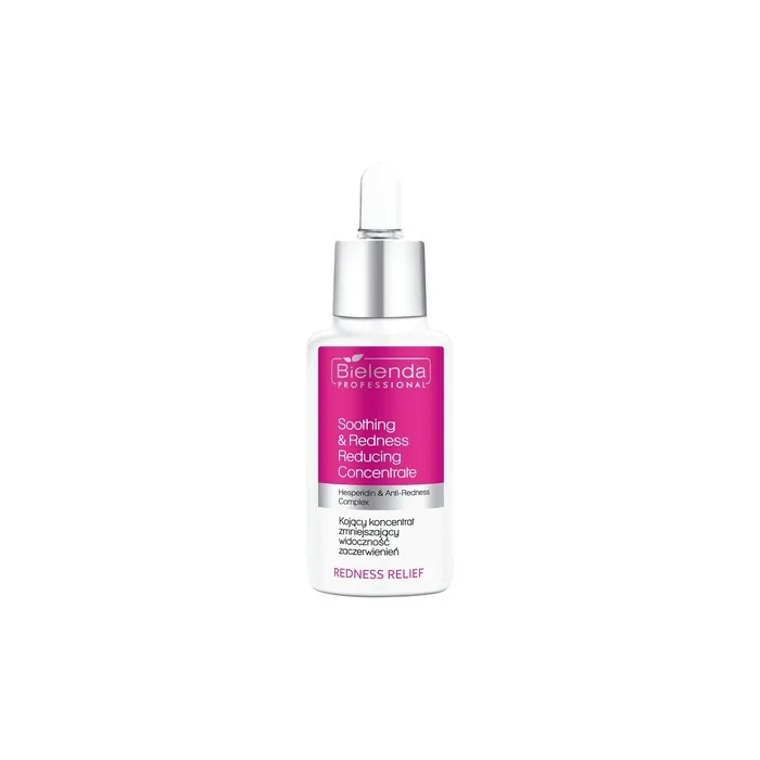 Bielenda Professional Redness Relief Soothing Concentrate 30ml - Reduces The Visibility Of Redness