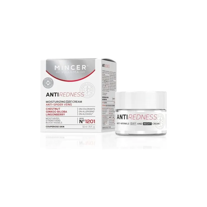 Mincer Pharma Anti Redness Moisturising Strengthening Blood Vessels Day Face