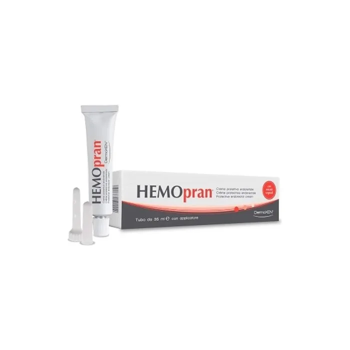 Hemopran Rectal Cream Adjuvant for Hemorrhoid Varicose Syndrome with Plant Extracts with Needle Applicator 35ml
