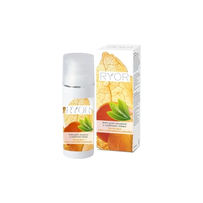 RYOR Derma Ryor Cream Against Skin Redness and Spider Veins with Probiotics 1.7 oz