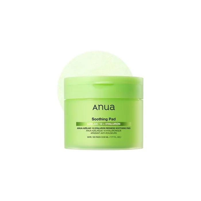 Anua Azelaic 10 Hyaluron Redness Soothing Pad For Troubled Skin & Spot Care
