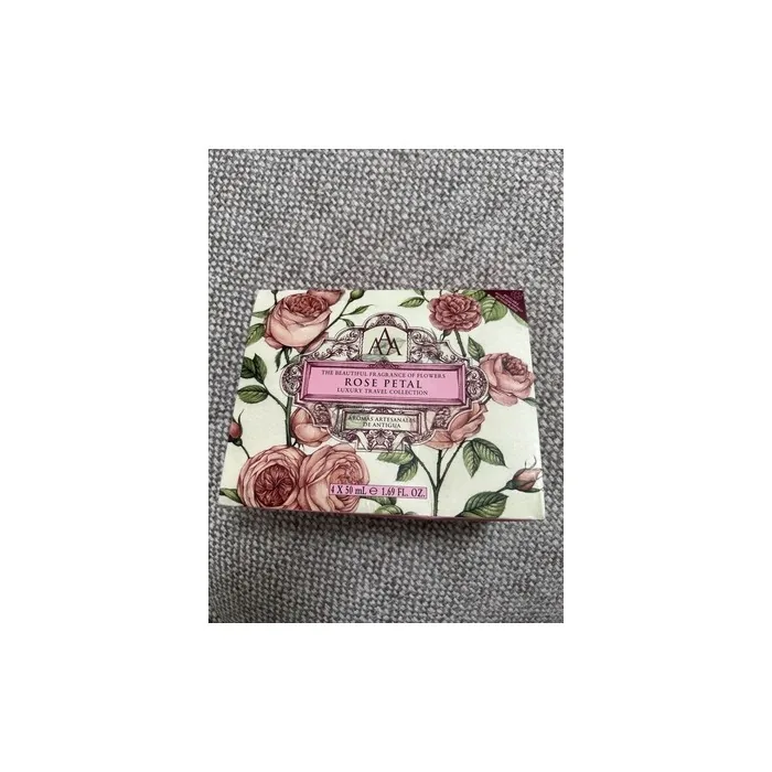 Aromas Artesanales De Antigua Rose Petal Luxury Travel Toiletries Collection