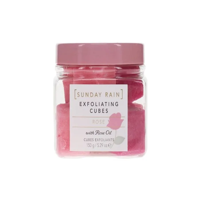 Sunday Rain Exfoliating Cubes Rose 150g