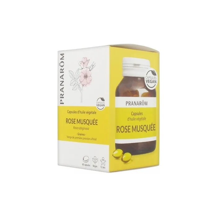 Pranarom Rosehip Oil Capsules Dietary Supplement 60 Capsules