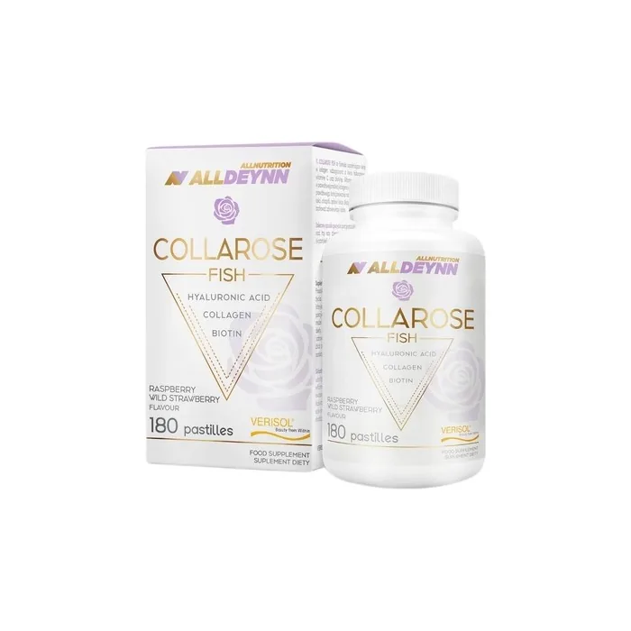 Allnutrition Collarose Fish Raspberry Wild Strawberry 180 Pastilles