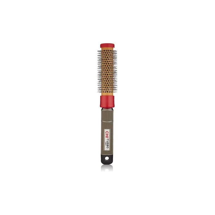 CHI Ceramic Round Nylon Small Brush Red & Gold 1 Count