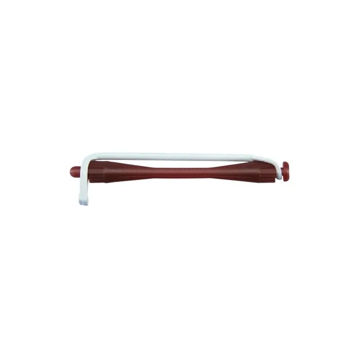 Comair Kaltwellwickler 12 Pack With Round Rubber 4mm Dark Red 75mm