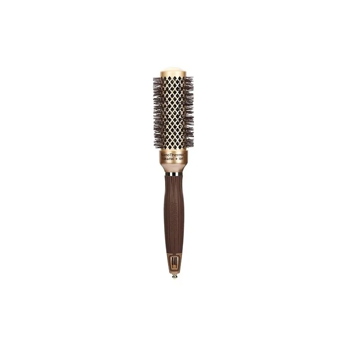 Olivia Garden Nano Thermic Hairbrush NT-34 34/50mm Gold/Brown
