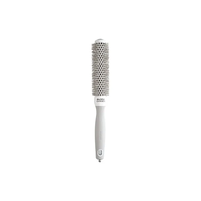 Olivia Garden Expert Blowout Speed White and Grey Hairbrush 25mm