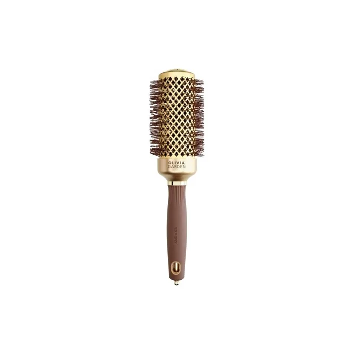 Olivia Garden Expert Blowout Shine Gold & Brown Hairbrush 45mm
