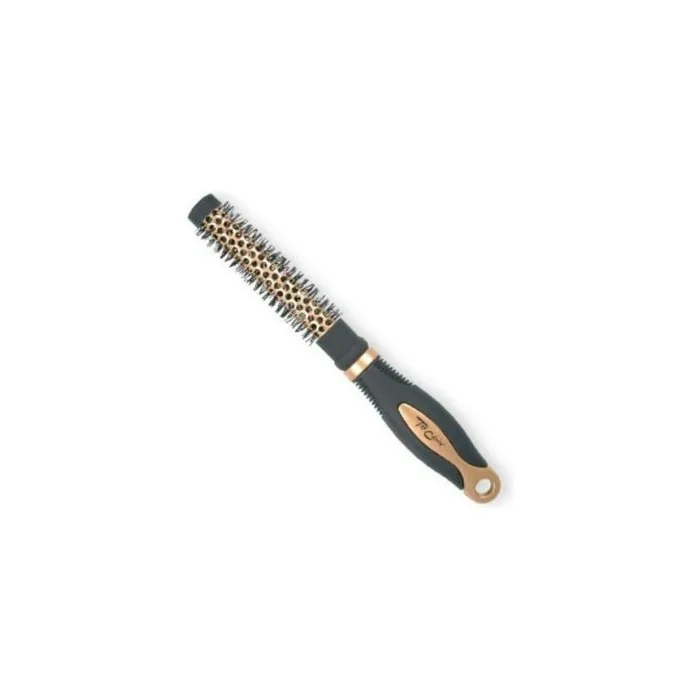 Top Choice Exclusive XS Round Gold/Black Hairbrush 62001-02