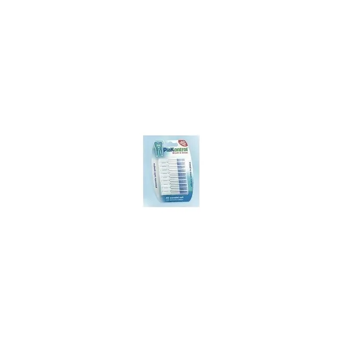Ideco Plakkontrol Brush & Clean Narrow Space Brushes 40 Pieces