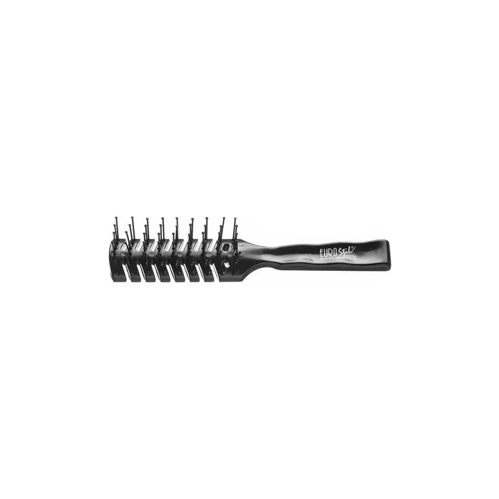 Eurostil Large Ball Skeleton Brush With 2 Pins Black