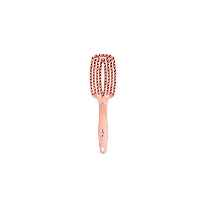 Artero Ge-Bion17 Curve Vent Brush Peach - Professional Hair Brush