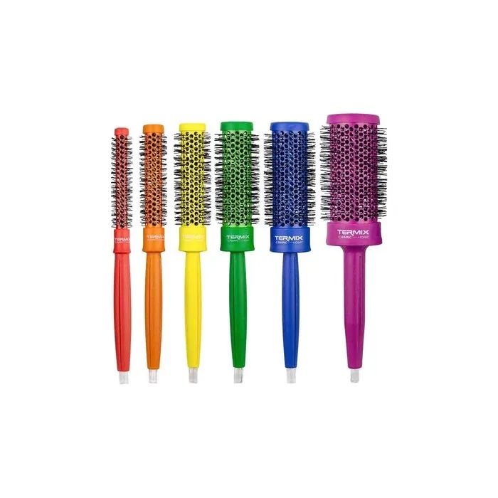 Termix C·Ramic Pride Round Ceramic Hairbrushes with Ionized Fibers