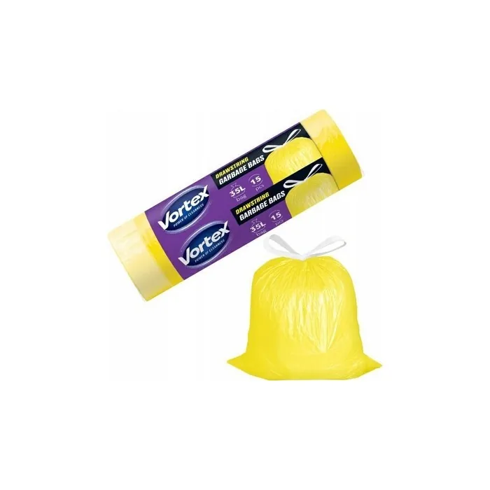 Biosfera Vortex Trash Bags 35l Yellow Tape 50x60cm