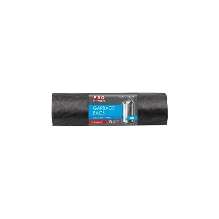 Biosfera Pro Service 60L Black LDPE Trash Bags