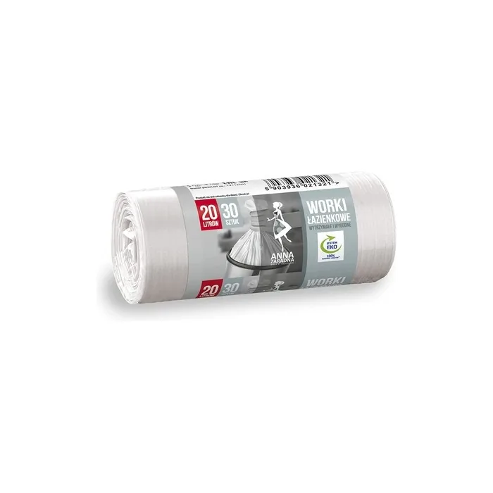 Anna Federal Bathroom Waste Bags 20l 30pcs White