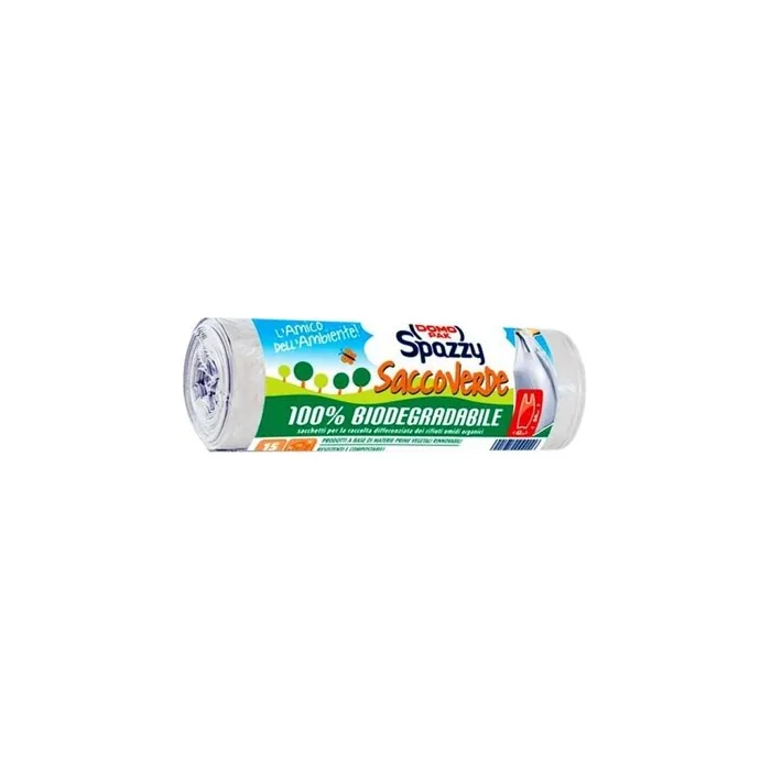 Domopak Domopak Biodegradable Green Bag For Wet Waste 20 Liters