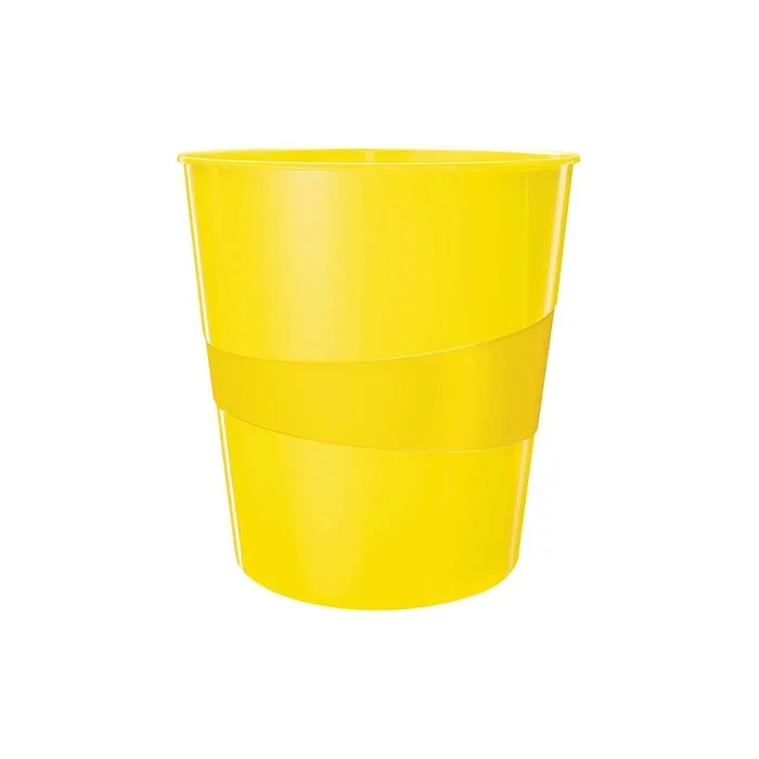 Leitz Paper Bin 15 Liter Plastic Yellow Wow 52781016