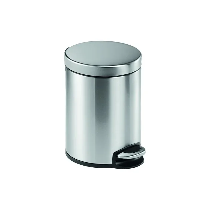 Durable Stainless Steel Round 5 Pedal Bin, With Soft Close And Removable