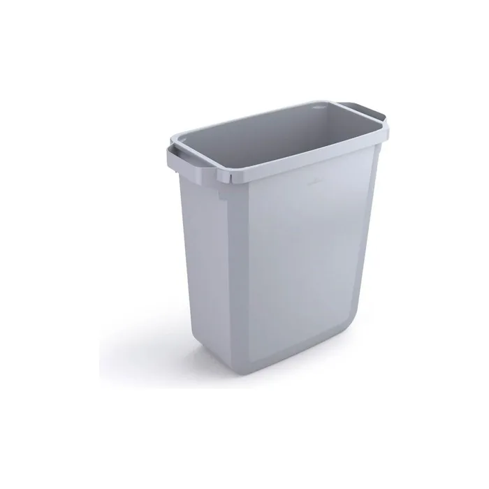 Durable Durabin 60 Rectangular Waste Bin Grey 60 Litre Capacity