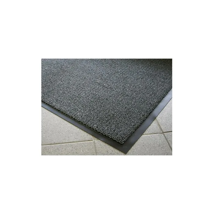 Vynaplush Mat 120cm x 90cm Black/Steel