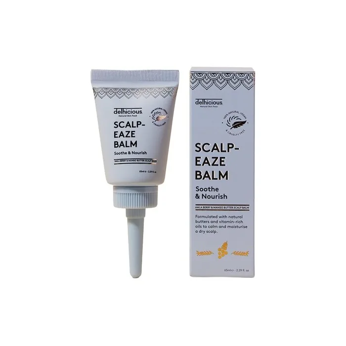 Delhicious Dry Itchy Scalp Treatment Moisturiser Balm with Amla Hair Oil and Shea
