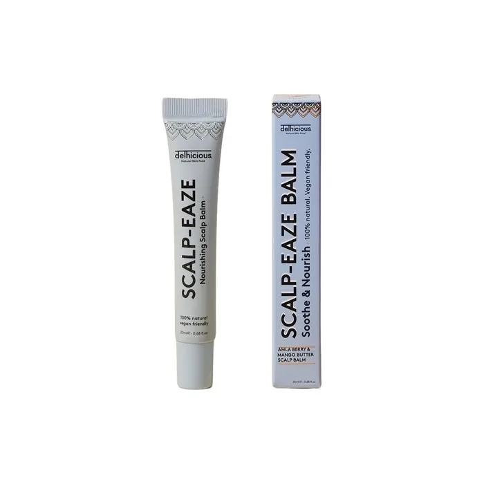Delhicious Dry Itchy Scalp Treatment Moisturiser Balm with Amla Hair Oil and Shea