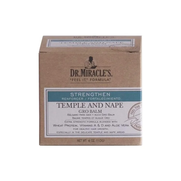 Dr. Miracles Temple and Nape Gro Balm 4oz Treatment for Unisex
