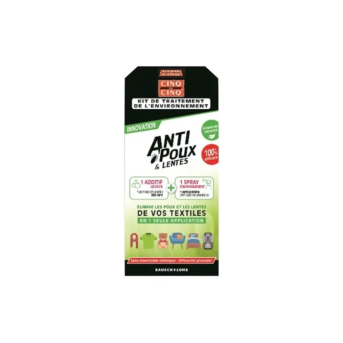 Five Out Of Five Anti-Lice & Nits Environmental Treatment Kit