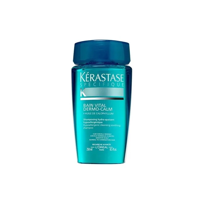 Kérastase Bain Vital Dermocalm Hypoallergenic Hydrasoothing Shampoo 250 Ml For Sensitive Scalps