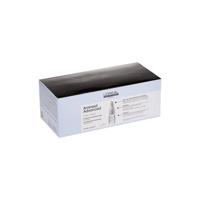 L'Oréal Professionnel Serie Expert Aminexil Advanced Scalp Serum for Non-Disease Hair Loss with Omega-6 6ml